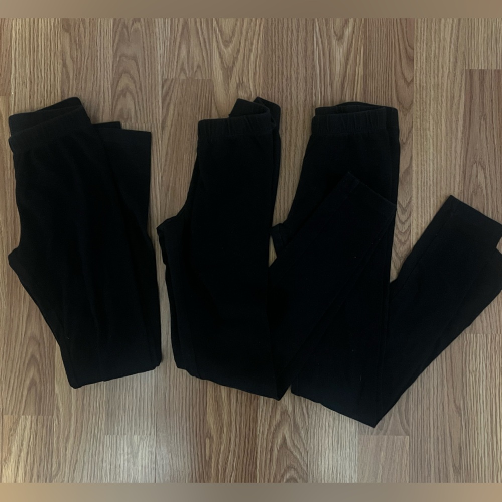 Black Size 8 Slim Leggings
